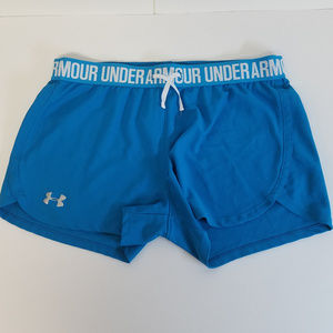 Under Armour Heat Gear Blue Athletic Shorts